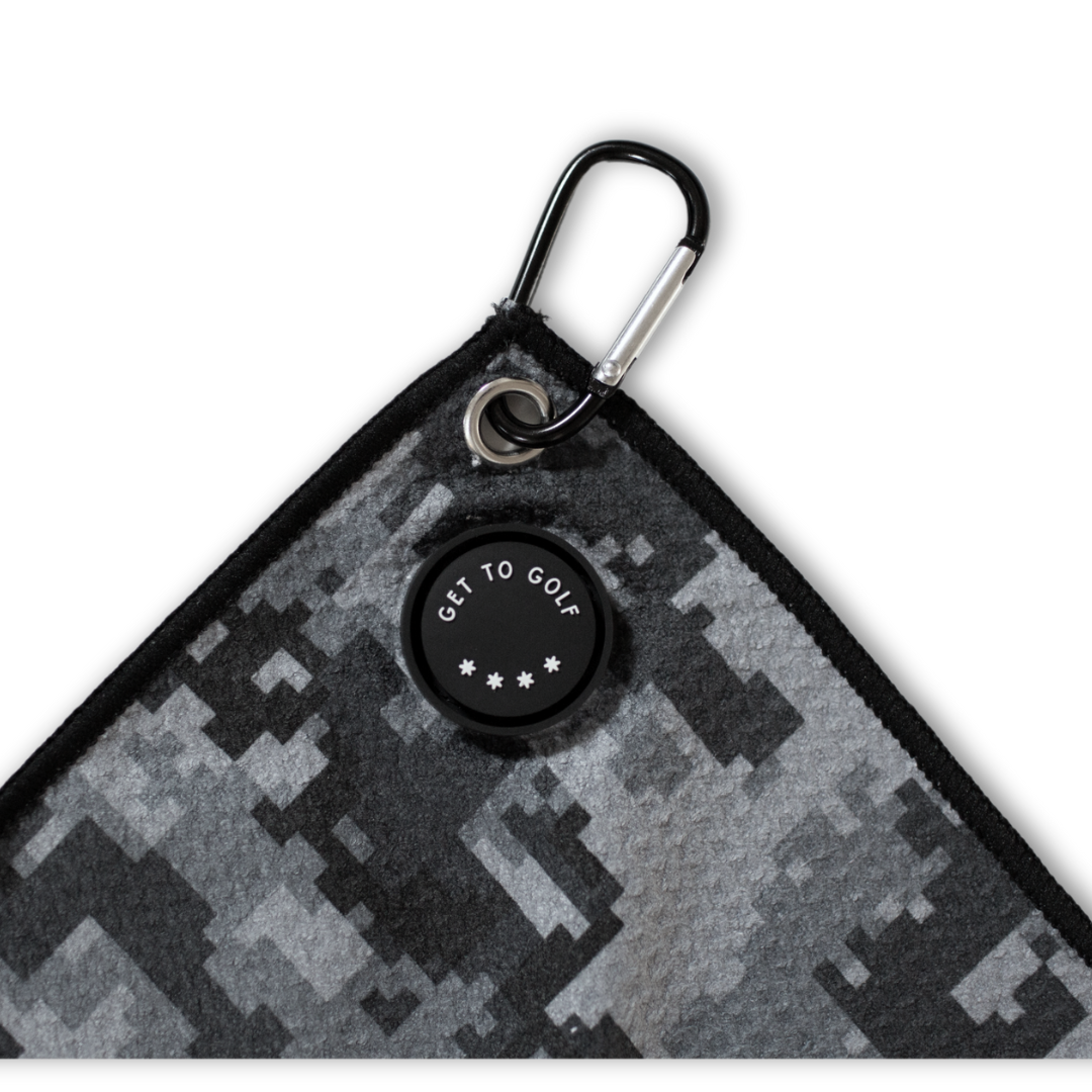 Urban Camo Magnetic Golf Towel