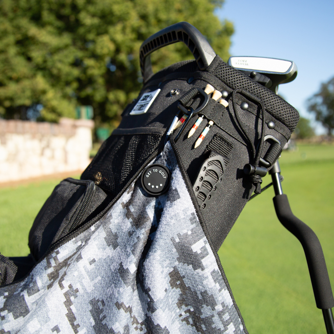 Urban Camo Magnetic Golf Towel