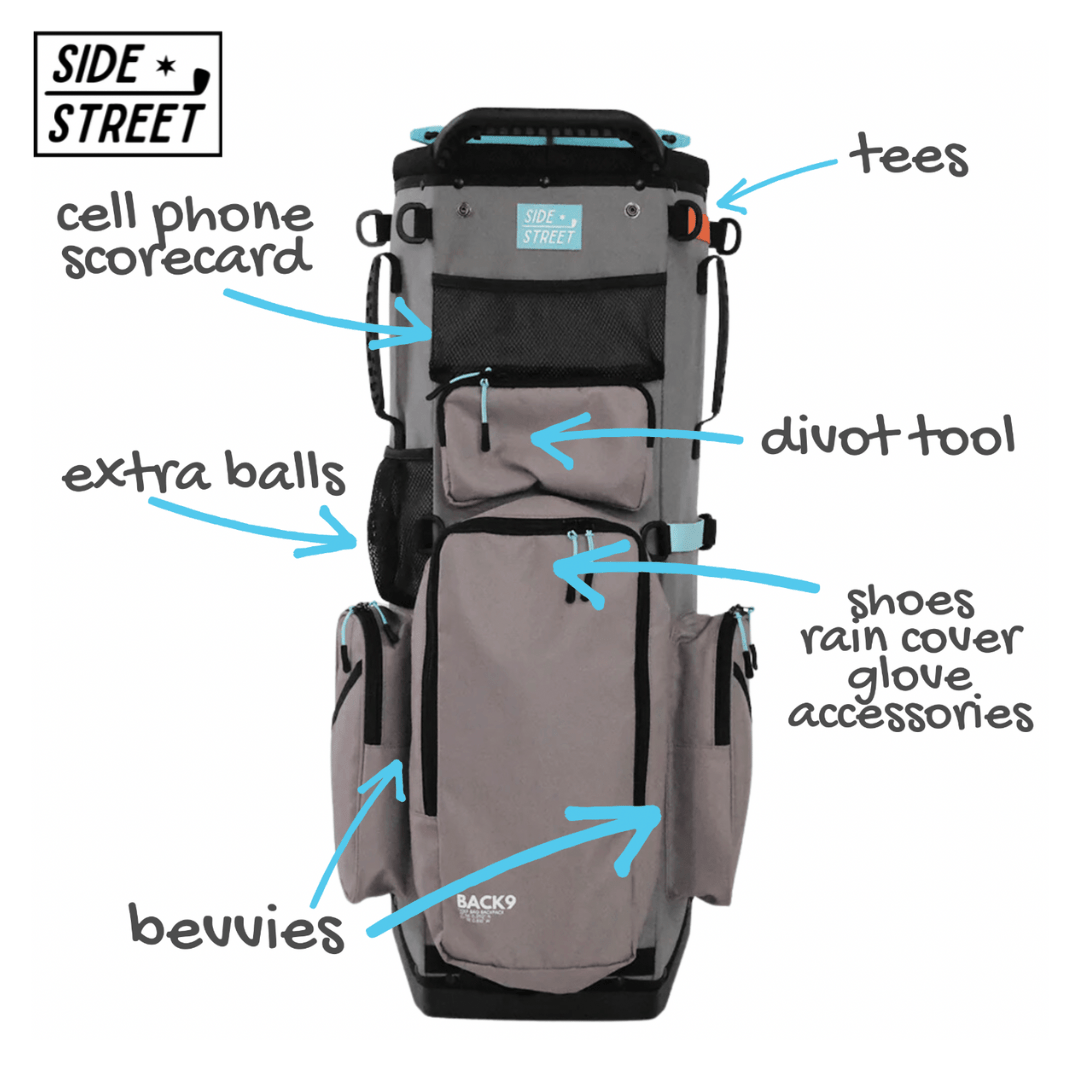 The Back9 Golf Backpack - Side Street Golf